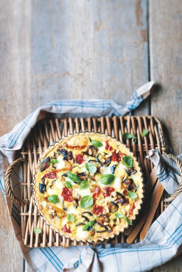 Tarte d’été aux légumes grillés