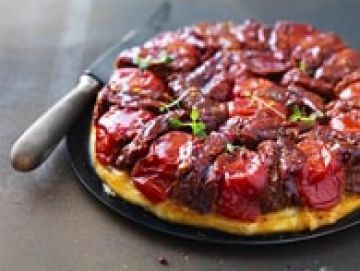 Tarte tatin aux tomates séchées