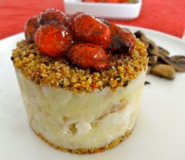 Parmentier de poisson aux fraises