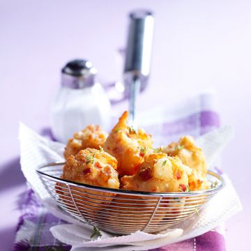 Beignets jambon et amandes Beignets jambon et amandes