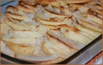 Pommes au four, noix de coco et palets bretons Pommes au four, noix de coco et palets bretons