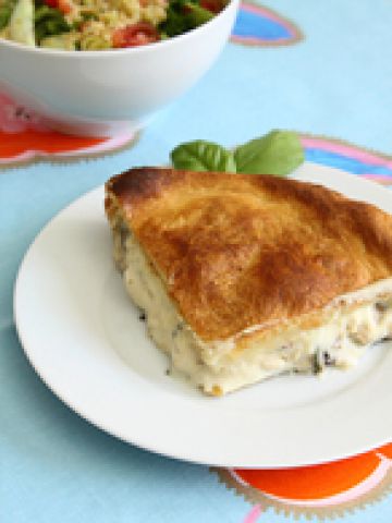 Tourte au poulet et aux champignons Tourte au poulet et aux champignons