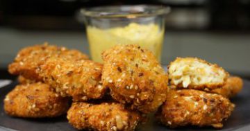 Nuggets de poulet et mayonnaise à l’indienne Nuggets de poulet et mayonnaise à l’indienne