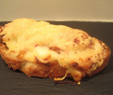 Tartine de jambon cru à la mozzarella, Tartine de jambon cru à la mozzarella,