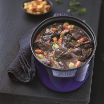 Joue de bœuf en bourguignon Joue de bœuf en bourguignon