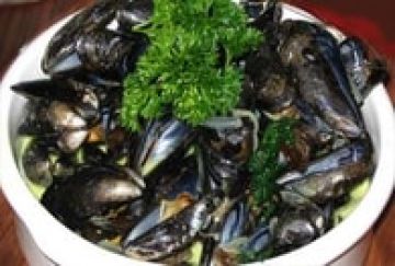 Moules à la noix de coco et au curry Moules à la noix de coco et au curry