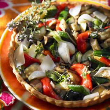 Tarte aux légumes du soleil Tarte aux légumes du soleil