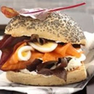 Hamburgers minceur au saumon fumé Hamburgers minceur au saumon fumé