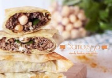 Samoussa de viande hachée et pois chiche Samoussa de viande hachée et pois chiche