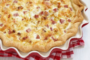 Quiche raclette aux lardons et jambon Quiche raclette aux lardons et jambon