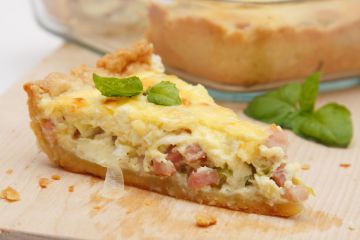 Tarte aux poireaux, maroilles et jambon Tarte aux poireaux, maroilles et jambon