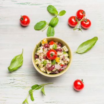 Salade de crozets au comté Salade de crozets au comté