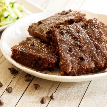 Brownies diététiques chocolat-courgettes