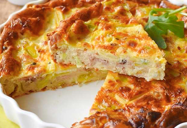 Quiche Thon / Poireaux sans pâte WW 6 SP Quiche Thon / Poireaux sans pâte WW 6 SP