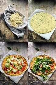 Pizza de chou fleurs à la merguez Pizza de chou fleurs à la merguez