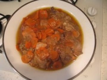 Sauté de veau aux carottes Sauté de veau aux carottes