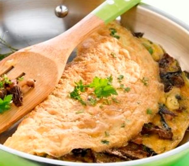 Omelette Champignons/Oignons -> rapide Omelette Champignons/Oignons -> rapide