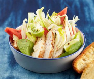 Salade de pastèque au poulet Salade de pastèque au poulet