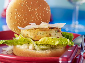 César burger au poulet César burger au poulet