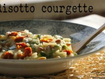 Risotto courgettes saumon fumé Risotto courgettes saumon fumé