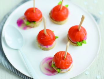 Sucettes de saumon fumé Sucettes de saumon fumé