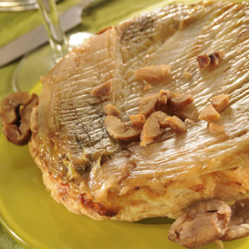 Tatin d'endives aux marrons Tatin d'endives aux marrons