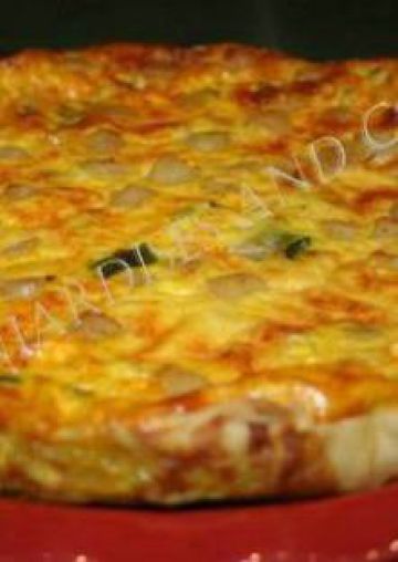 Tarte saumon, courgettes au curry Tarte saumon, courgettes au curry