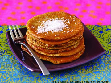 Pancakes au lait de coco Pancakes au lait de coco