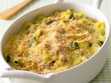 Gratin de courgettes au surimi Gratin de courgettes au surimi