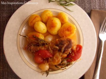 Poulet à l'estragon Poulet à l'estragon
