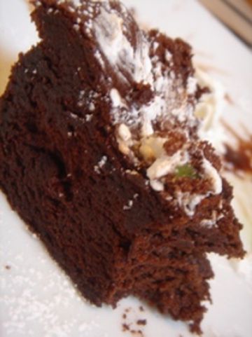 Gateau au chocolat et au rhum