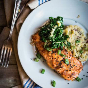 Saumon à l'échalote Saumon à l'échalote