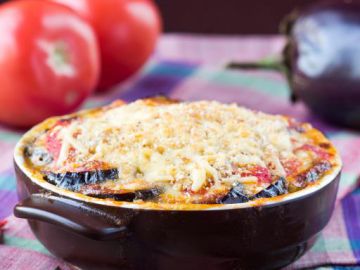 Tarte aux aubergines, tomates et parmesan Tarte aux aubergines, tomates et parmesan
