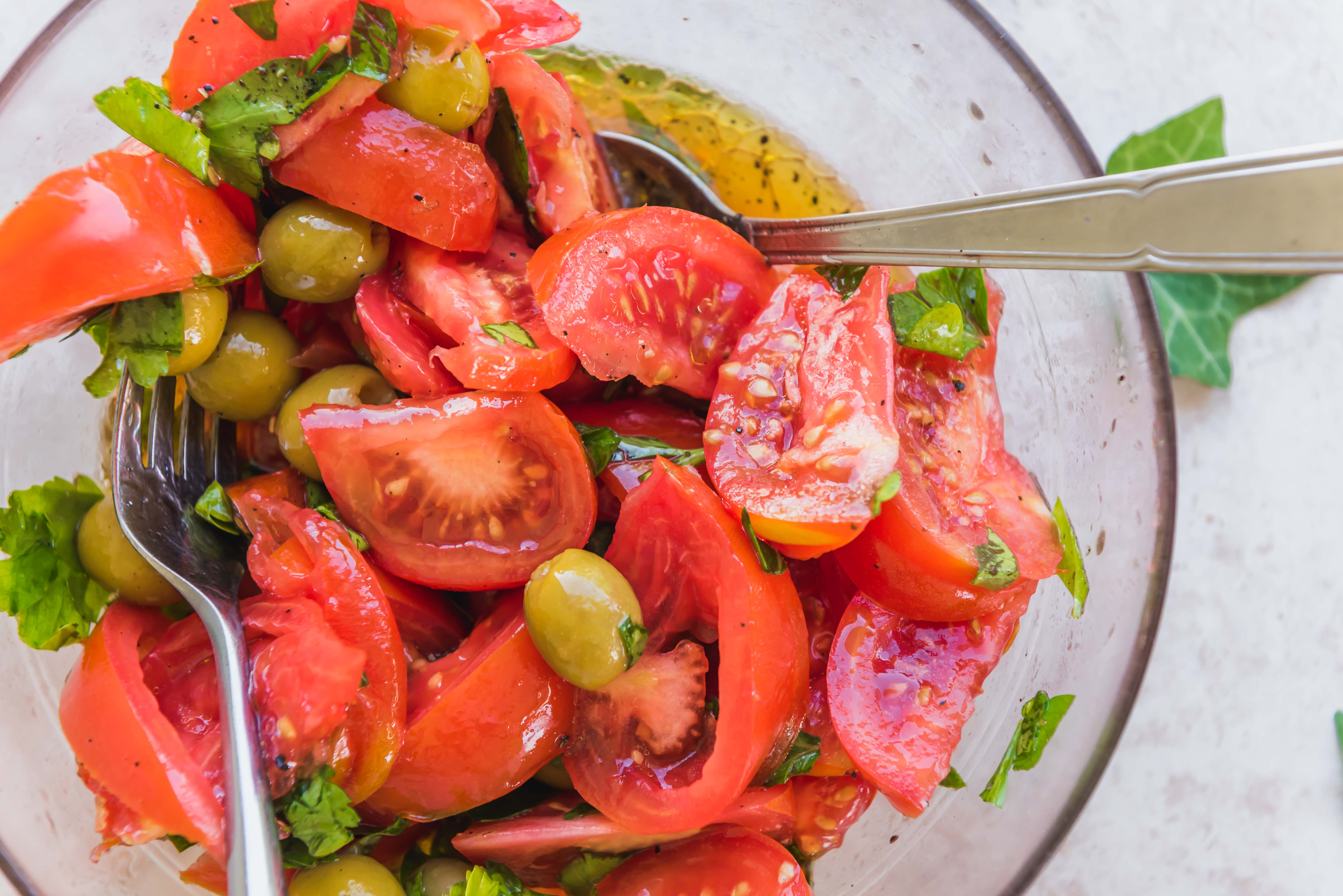 Salade de tomates au pastis Salade de tomates au pastis