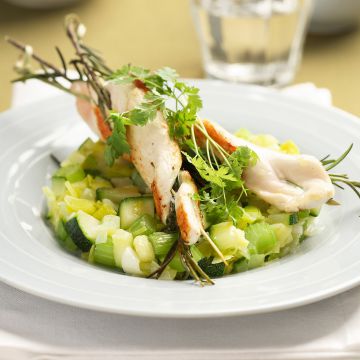 Poireaux au poulet Poireaux au poulet