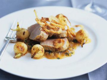 Emincé de porc au miel Emincé de porc au miel