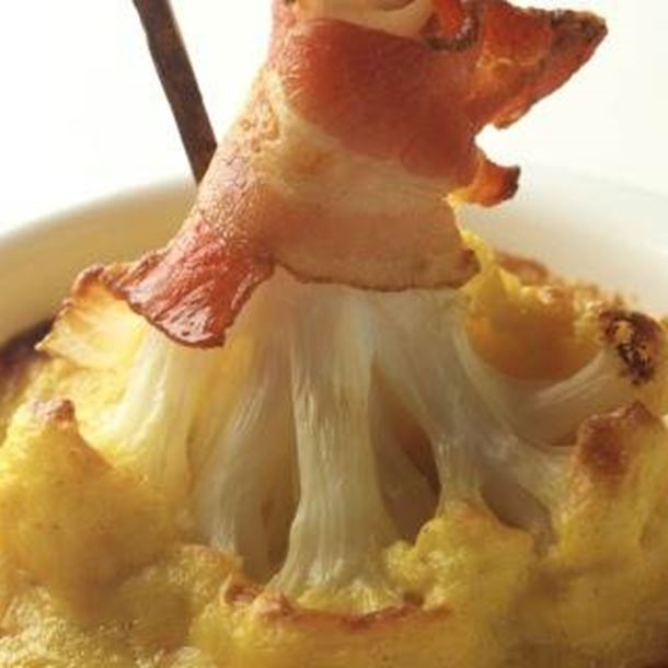 Gratin de chou fleur au jambon de Parme Gratin de chou fleur au jambon de Parme