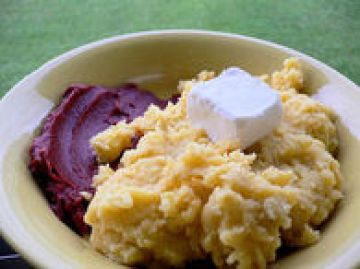 Polenta à la tomate Polenta à la tomate