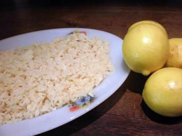 Riz au citron