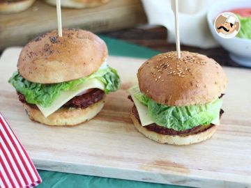 Burger végétarien aux haricots rouges Burger végétarien aux haricots rouges