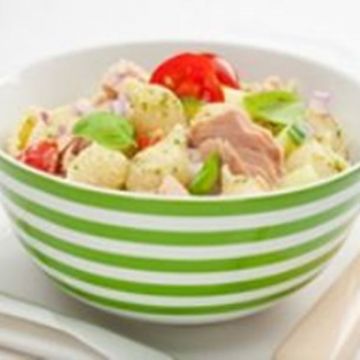 Salade de pâtes au thon et au basilic Salade de pâtes au thon et au basilic
