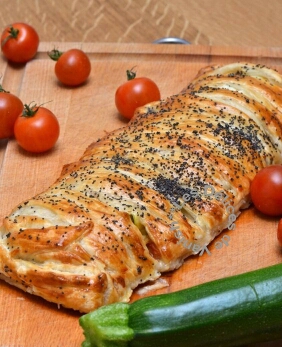 Tresse jambon courgettes Tresse jambon courgettes