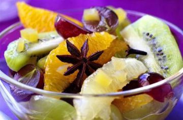 Salade de fruits à l'anis étoilé Salade de fruits à l'anis étoilé