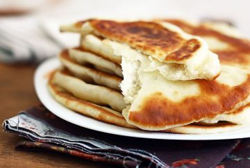 Naans fondants à la Vache qui rit
