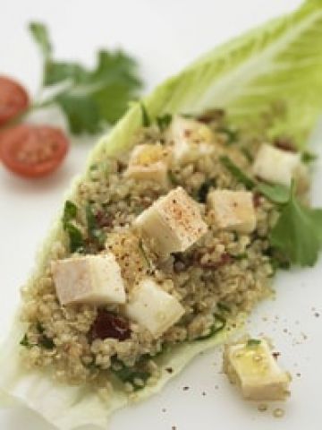 Taboulé de quinoa au Reblochon Taboulé de quinoa au Reblochon