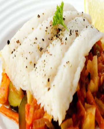 Poisson vapeur et ratatouille maison Poisson vapeur et ratatouille maison