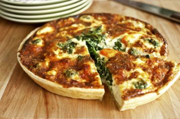Quiche au brocoli et saumon fumé fait maison Quiche au brocoli et saumon fumé fait maison