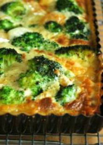 Tarte au brocolis et au brie Tarte au brocolis et au brie