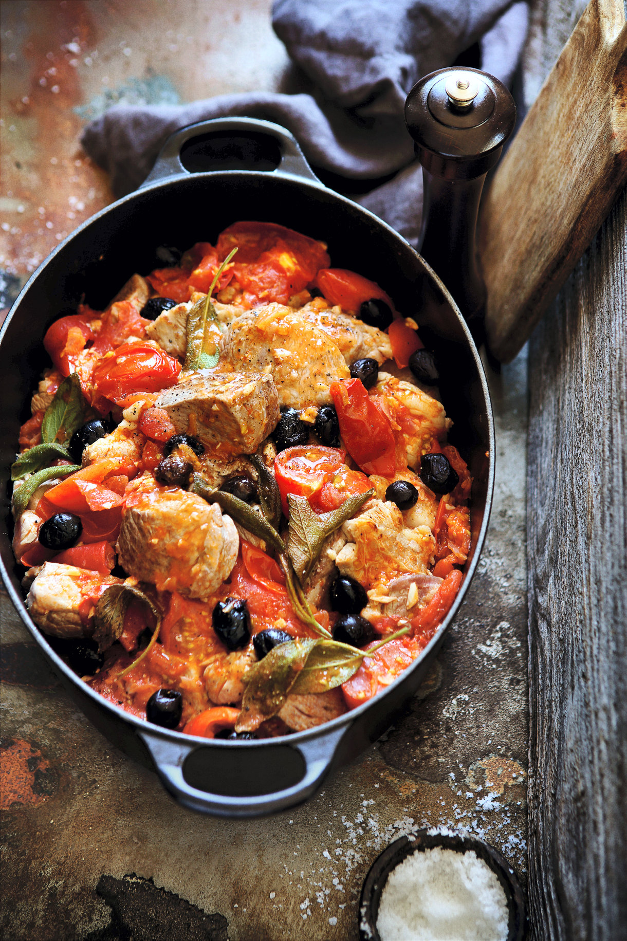 Sauté de veau aux olives Sauté de veau aux olives