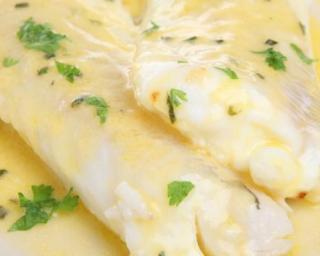 Filet de colin sauce citron au four Filet de colin sauce citron au four